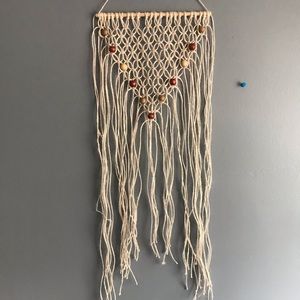 Macrame wall hanging decor